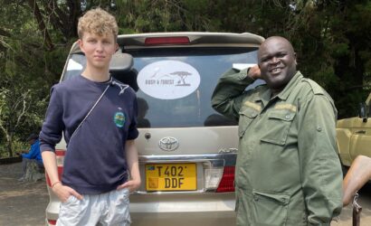 walking safari in Arusha national park