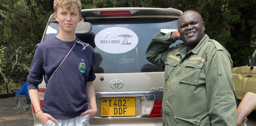 walking safari in Arusha national park