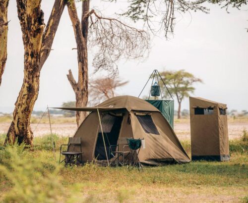 walking camp safari tanzania