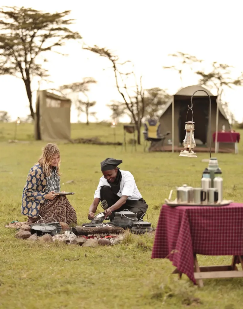 fly camping safari Tanzania
